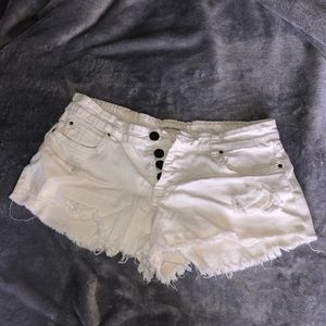 White Billabong Shorts